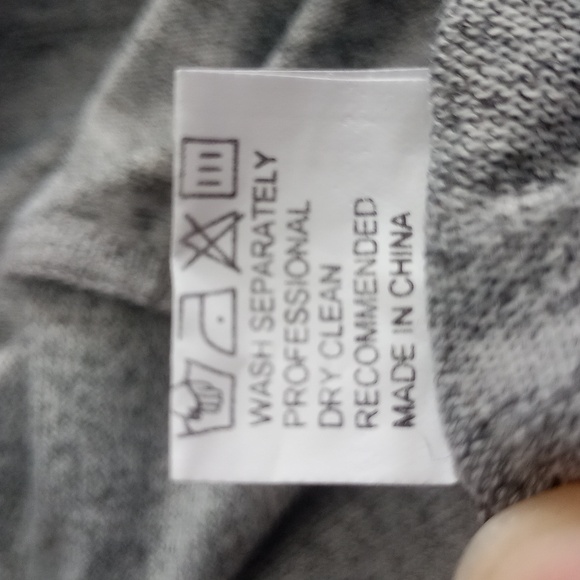 Oversized gray and purple tie dye pullover - Picture 9 of 9